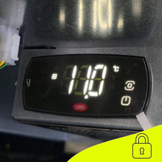 Carel Thermostat Display weiß – High-Tech-Upgrade für zuverlässige Kühlung passend für GSnack und GDrink